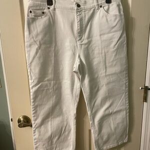 Charter Club White Denim Pants